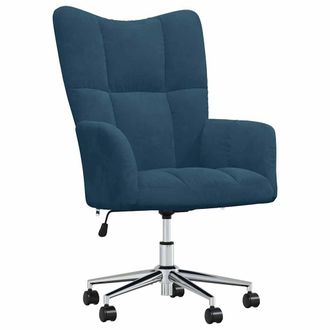 vidaXL Sill&oacute;n De Relax De Terciopelo Azul Vidaxl