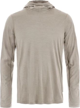 Fj&auml;llr&auml;ven Abisko Wool Hoodie Merinoshirt f&uuml;r Herren | light fossil