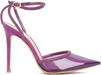 Gianvito Rossi Pumps - Dames - Pumps - Paars - 39 EU - Leer - Schoenen