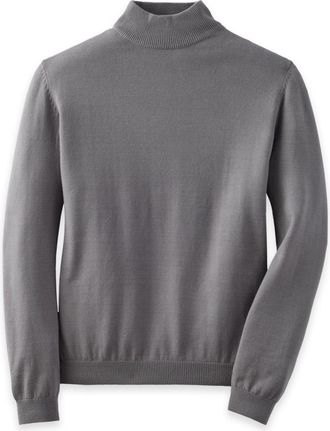 Paul Fredrick Cotton Blend Mockneck Sweater