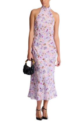 Balmain Printed Poppy Flower dress in Multicolor at Nordstrom, Size 38 Eu