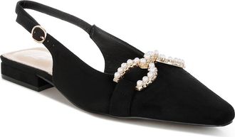 London Rag Salova Embellished Slingback Pump in Black at Nordstrom Rack, Size 8.5
