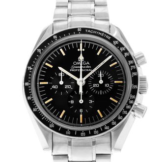 Omega Pre-owned Omega Speedmaster Professional Moonwatch Chronograph Hand Wind Black Dial Mens Watch 3572.50