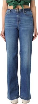 Liu Jo Moderne Wide Leg Jeans - Dames - Loose Fit Jeans - Blauw - W30 - Denim - Jeans