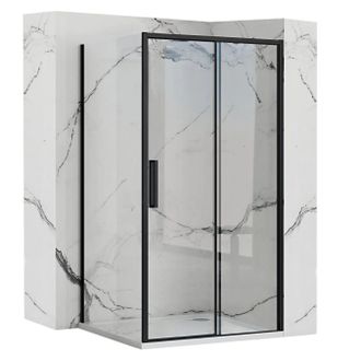 Rea Rea - Mampara De Ducha Rapid Slide Black 110x100