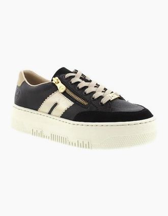 Rieker Womens Rieker ladies sneakers M1912-00 in Black - Size: 4
