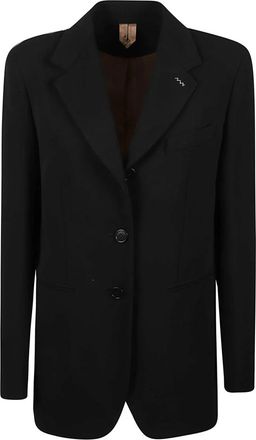 Max Mara Mxmlampada Blazer - Dames - Blazers - Zwart - S - Wol - Jassen