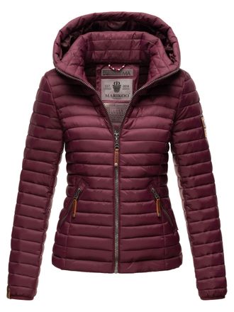 Marikoo dames gewatteerde jas - Löwenbaby, licht met afneembare capuchon