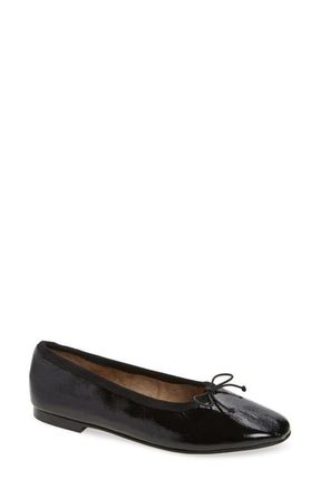 Tony Bianco Chelsea Ballet Flat in Black Nappa at Nordstrom, Size 8.5