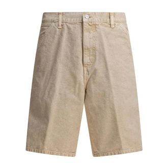 Carhartt Work in Progress Heren, Korte broeken, Beige, Maat: W28 Katoen