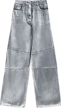 Patrizia Pepe 5 Pocket Pant - Dames - Loose Fit Jeans - Grijs - W27 - Katoen - Jeans