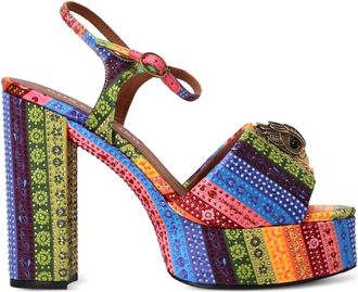 Kurt Geiger Kensington sandalen verfraaid met kristal - Beige