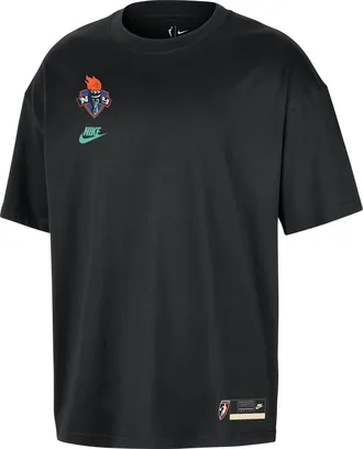 Nike New York Liberty Court Origins Nike Mens T-Shirt in Black | IO1537-010