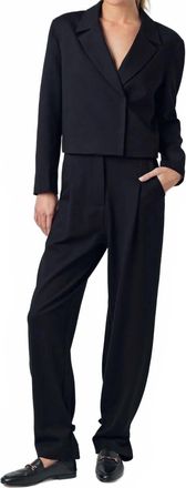 Sundays Avrelie Straight Leg Pants In Black
