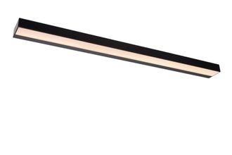 Lucide L&aacute;mpara de pared de metal con 1 LED integrado, negro