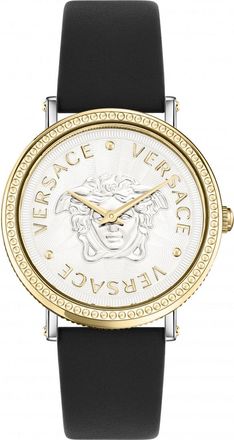 Versace Womens VEQX00222 Ladies V Dollar Watch - Gold - One Size