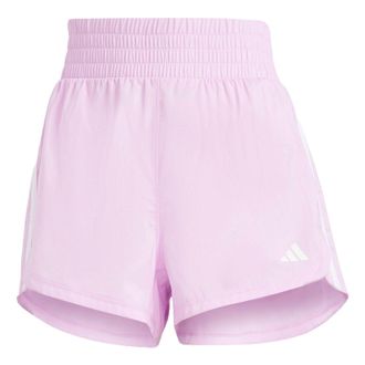 adidas (WMNS) adidas Pacer Training 3-Stripes Woven High-Rise Shorts Asia Sizing Pink IS1665