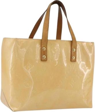 Louis Vuitton Pre-owned Tote Bag - Dames - Vintage Shopper - Beige - ONE Size - Leer - Vintage