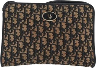 Dior Pre-owned Cross Body Bags, female, Multicolor, Size: ONE SIZE Pre-owned Vintage trotter shoulder bag