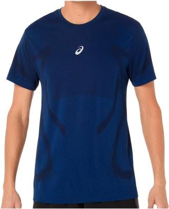 Asics Road Seamless S/S Top Laufshirt für Herren | blau