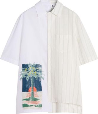 Lanvin Asymmetric White Shirt