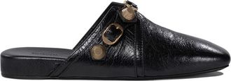 Balenciaga Zwarte Loafer Schoenen Stijlvol Ontwerp - Dames - Slip ons - Zwart - 36 EU - Leer - Schoenen