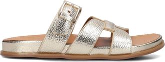 Stefano Lauran Gouden Zomer Slippers Stijlvol Comfort - Dames - Sandalen - Geel - 40 EU - Schoenen