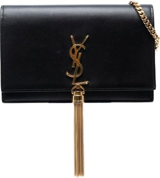 Saint Laurent Pre-owned Saint Laurent Smooth Calfskin Monogram Kate Tassel Chain Wallet HPP452159 1217