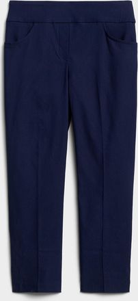 Contemporaine Womens Comfort-waist bengaline capri pant Fit: Slim leg, regular rise