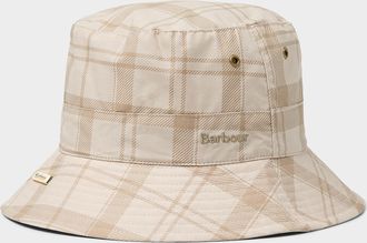 Barbour Womens Signature pin tartan bucket hat