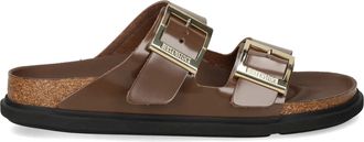 Birkenstock Arizona Db Hex Shine karaf, natuurlijk leer