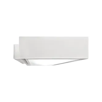 Rossini Illuminazione Tofu Applique Led Biemissione 20w 3000k Cri90 Dali Bianco - Lampada Da Parete Dimmerabile In Alluminio - Rossini Group