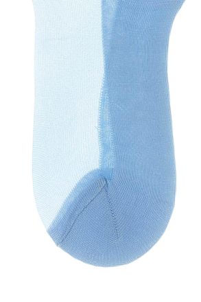 Maison Margiela Womens Light Blue Organza Socks Blu Calze