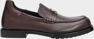 Bottega Veneta Silenzio Intrecciato Leather Loafers
