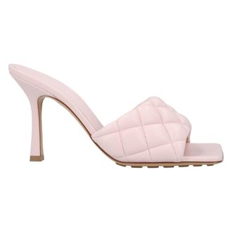 Bottega Veneta Womens Padded Mule pink Lamb Leather - Size 36.5 EU/IT
