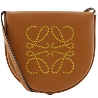 Loewe Pre-owned Pochette Pouch Schoudertas - Dames - Pre-owned - Bruin - Maat: ONE Size Leer