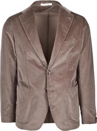 Tagliatore Giacca in velluto a coste - Heren - Blazers - Bruin - 3XL - Katoen - Jassen