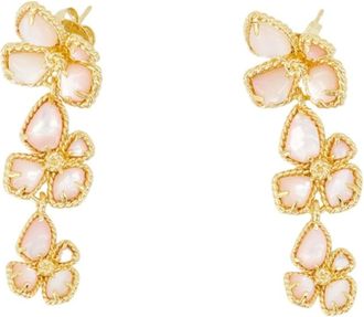 Zimmermann Orecchini Pendenti Grandi Bloom - - Accessories - Donna - Giallo - ONE SIZE