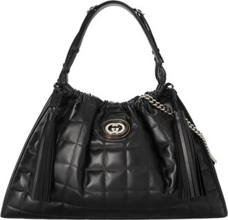 Gucci (WMNS) Gucci Deco Medium Tote Bag Black 746210-DAAAN-1000