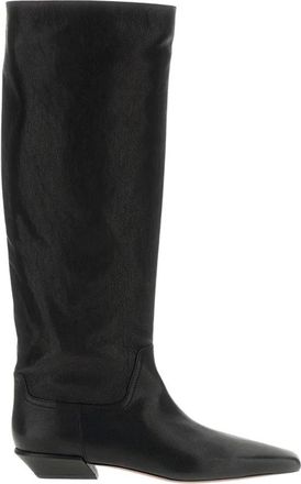 PARIS TEXAS Bettina Boots - Dames - Hoge Laarzen - Zwart - 37 EU - Leer - Schoenen
