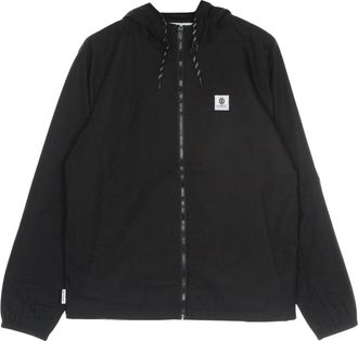 Element Zwarte Winddichte Waterafstotende Jas - Heren - Vesten met rits - Zwart - XS - Hoodies & sweatvesten