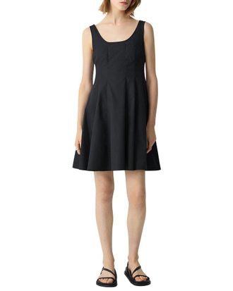 Theory Sleeveless Seam Flare Dress