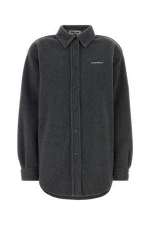 Miu Miu Grey Pile Oversize Shirt