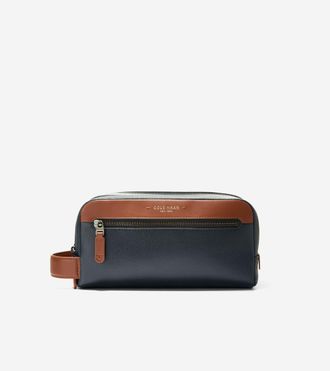 Cole Haan Mens Damon Dopp Kit - Blue