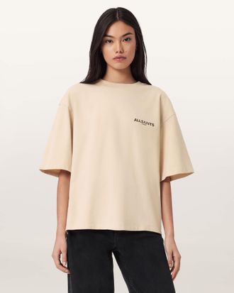 AllSaints Halis Amelie Oversized T-Shirt