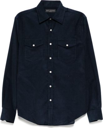 Brett Johnson Camicia Western - Blu