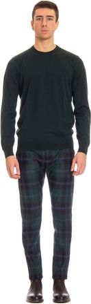 Drumohr Extrafine Super 140s Wool Crewneck Sweater