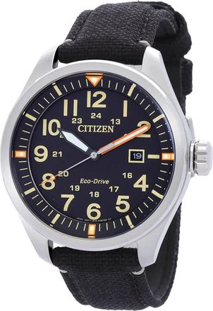 Citizen Eco-Drive Black Dial Mens Watch AW5000-24E