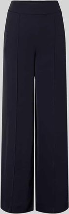 Comma Stoffhose mit elastischem Bund in Marine, Gr&ouml;&szlig;e 34/32