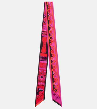 Pucci Iride silk twill scarf